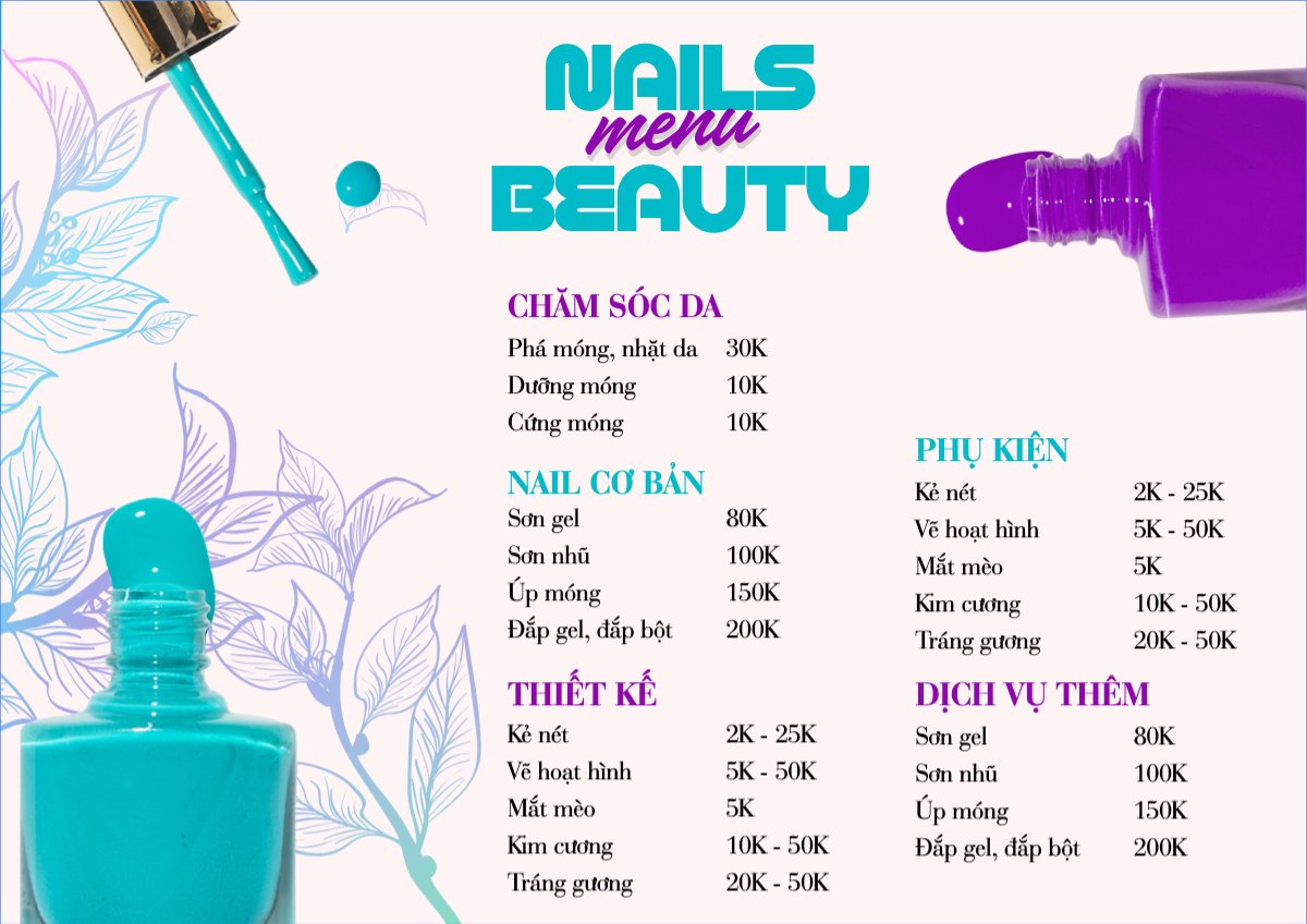 Spa, beauty, làm đẹp, thẩm mỹ, nails
