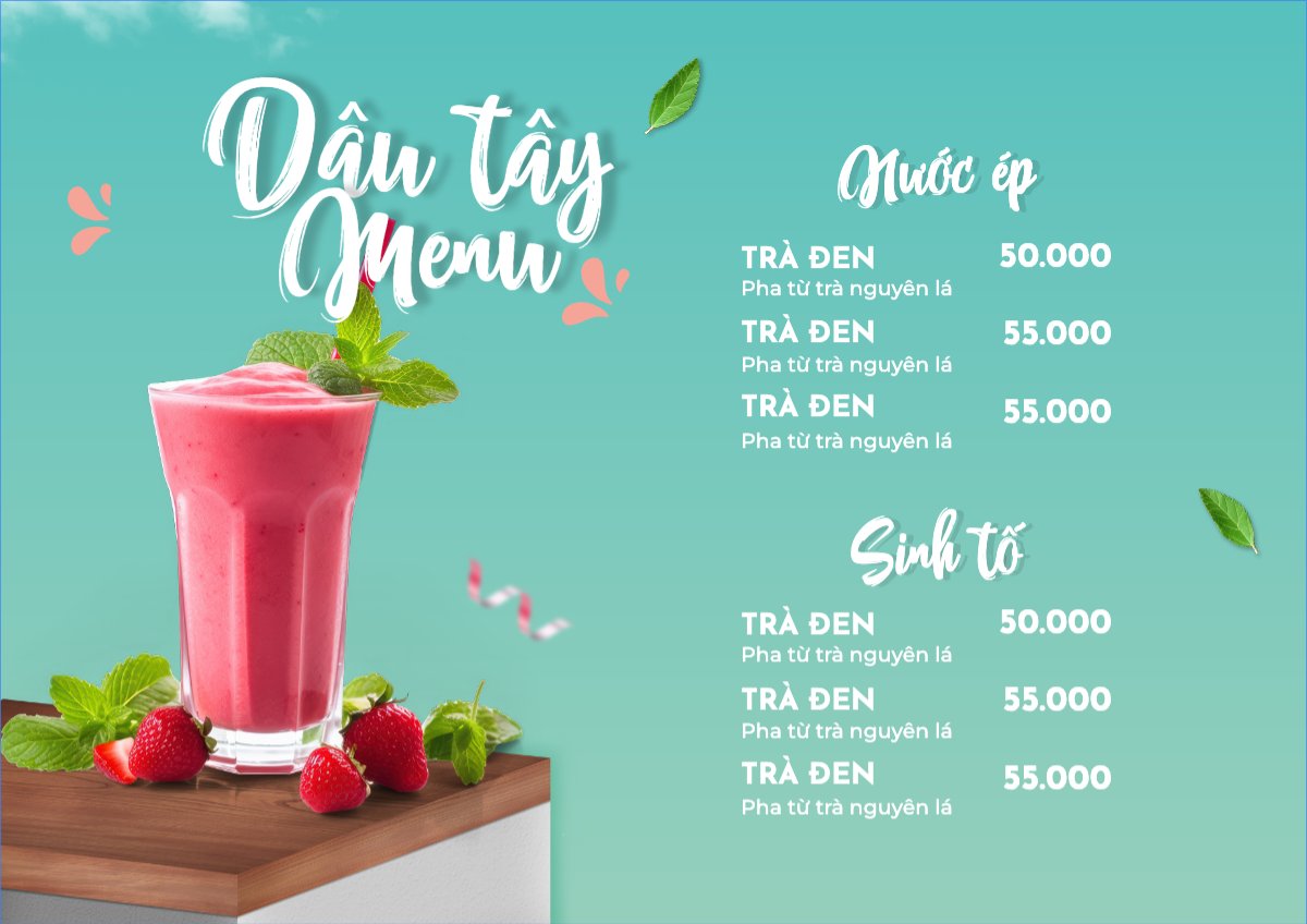 Nước uống, juice, giải khát, F&B, drink, nước ép, smoothie, sinh tố, đá xay