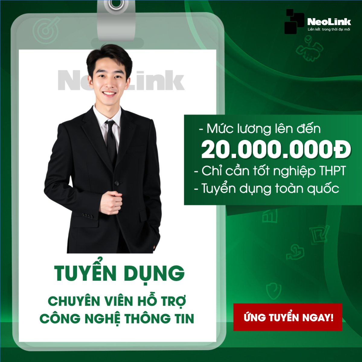 Mẫu Bài post MXH vuông Công nghệ thông tin, tuyển dụng, công nghệ, technology, điện tử, electronic, hiện đại, modern — LayerPic