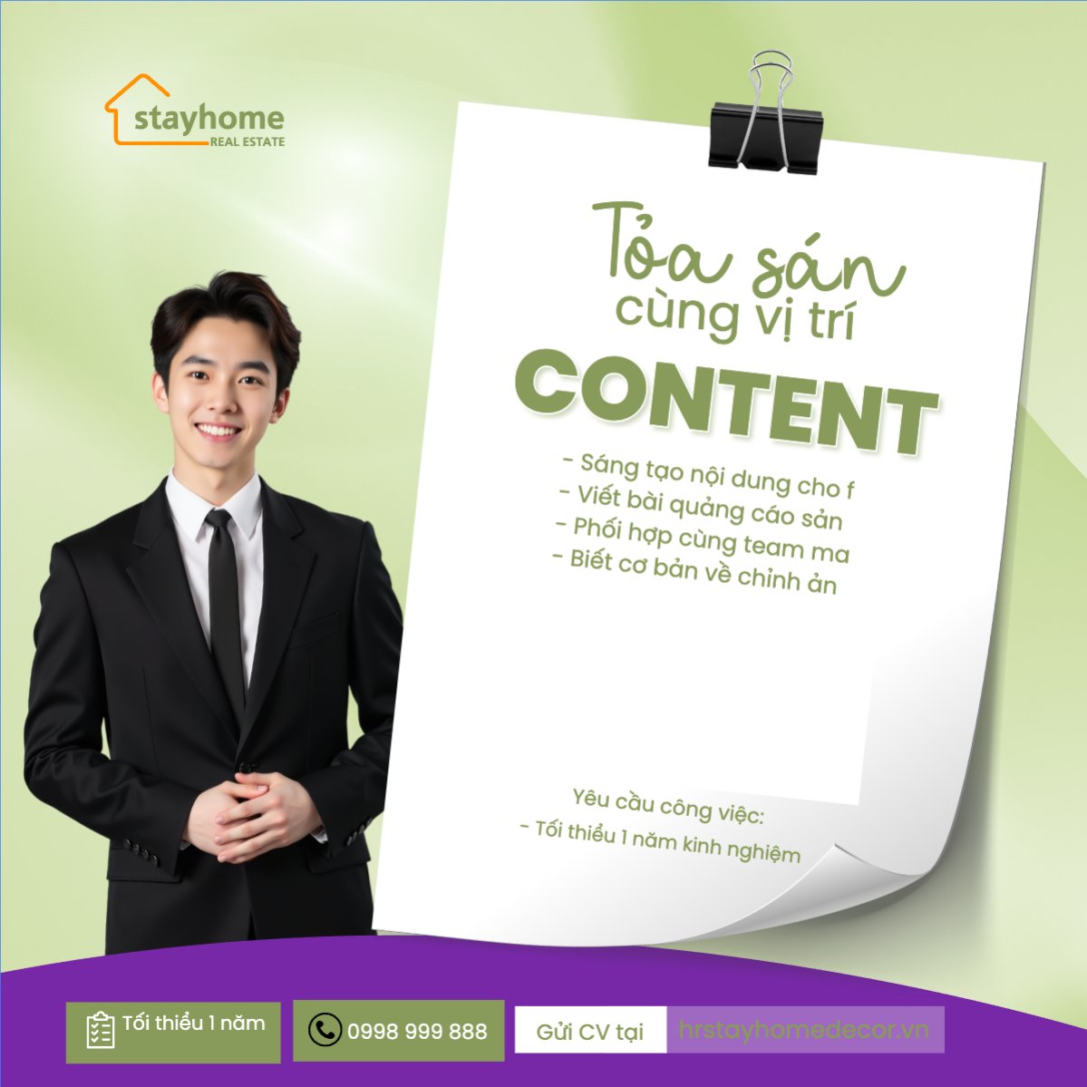 Mẫu Bài post MXH vuông Content creator, sáng tạo nội dung, xây dựng, build, nội thất, bất động sản, interior, real estate, hiện đại, modern — LayerPic