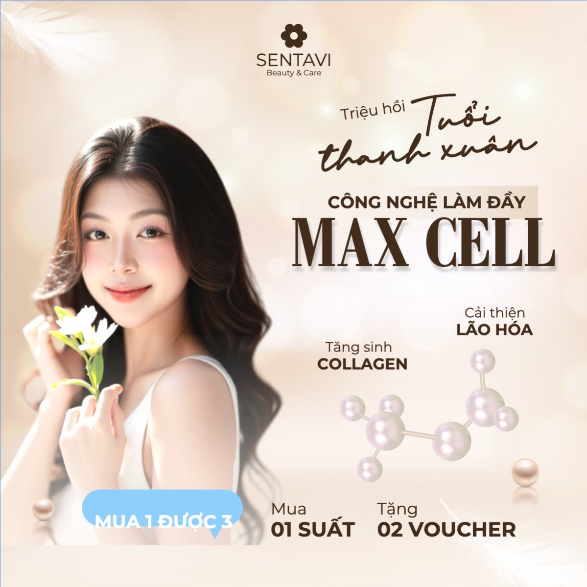 Mẫu Bài post MXH vuông Mỹ phẩm, trang điểm, make up, spa, beauty, làm đẹp, thẩm mỹ, cosmetic, hiện đại, morden — LayerPic