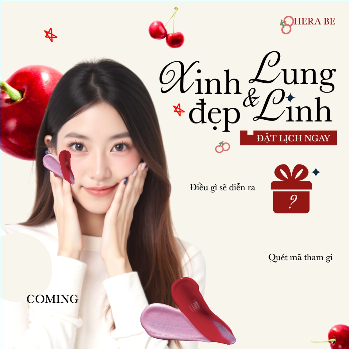 Mẫu Bài post MXH vuông Mỹ phẩm, trang điểm, make up, spa, beauty, làm đẹp, thẩm mỹ, cosmetic, hiện đại, morden — LayerPic