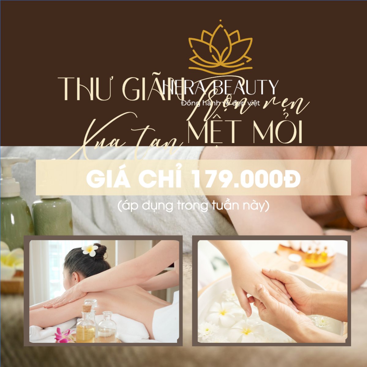 Mẫu Bài post MXH vuông Gội đầu dưỡng sinh, massage, spa, beauty, làm đẹp, thẩm mỹ, cosmetics, hiện đại, morden — LayerPic