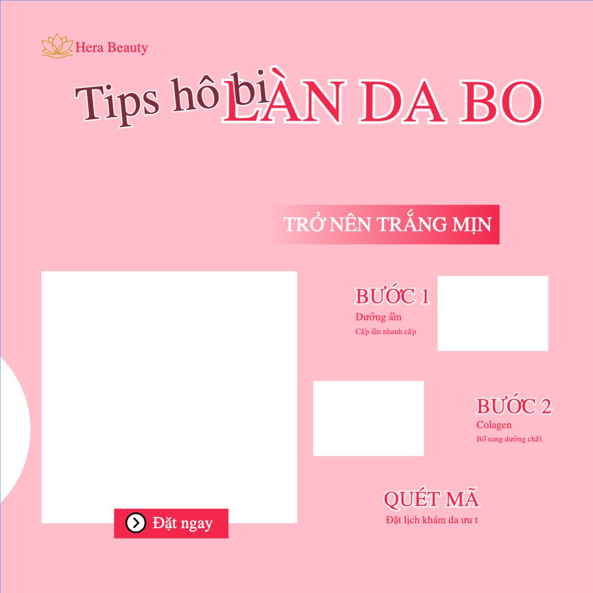 Mẫu Bài post MXH vuông Mỹ phẩm, trang điểm, make up, spa, beauty, làm đẹp, thẩm mỹ, cosmetic, hiện đại, morden — LayerPic