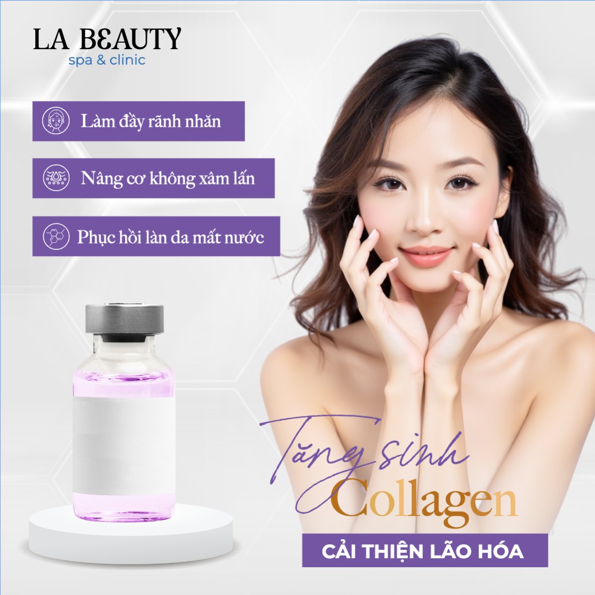 Mẫu Bài post MXH vuông Spa, beauty, làm đẹp, thẩm mỹ, cosmetics, hiện đại, morden — LayerPic
