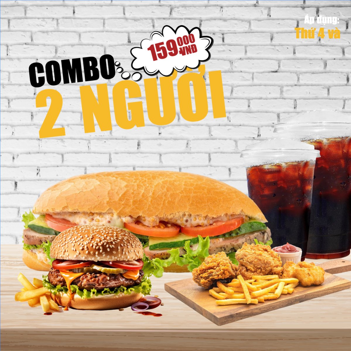 Mẫu Bài post MXH vuông Bánh mì, đồ ăn, food, thực phẩm, ẩm thực, món ăn, F&B, thức ăn, hiện đại, sang trọng, modern, — LayerPic