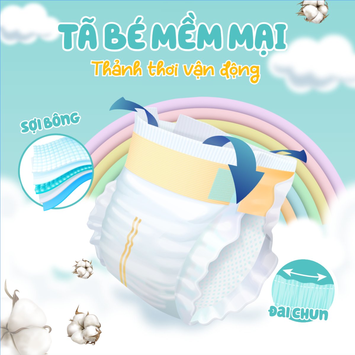 Mẫu Bài post MXH vuông Em bé, baby, trẻ em,kids, sữa, tã,milk, diapers , sự kiện, event, chương trình, sale, giải trí, entertainment — LayerPic