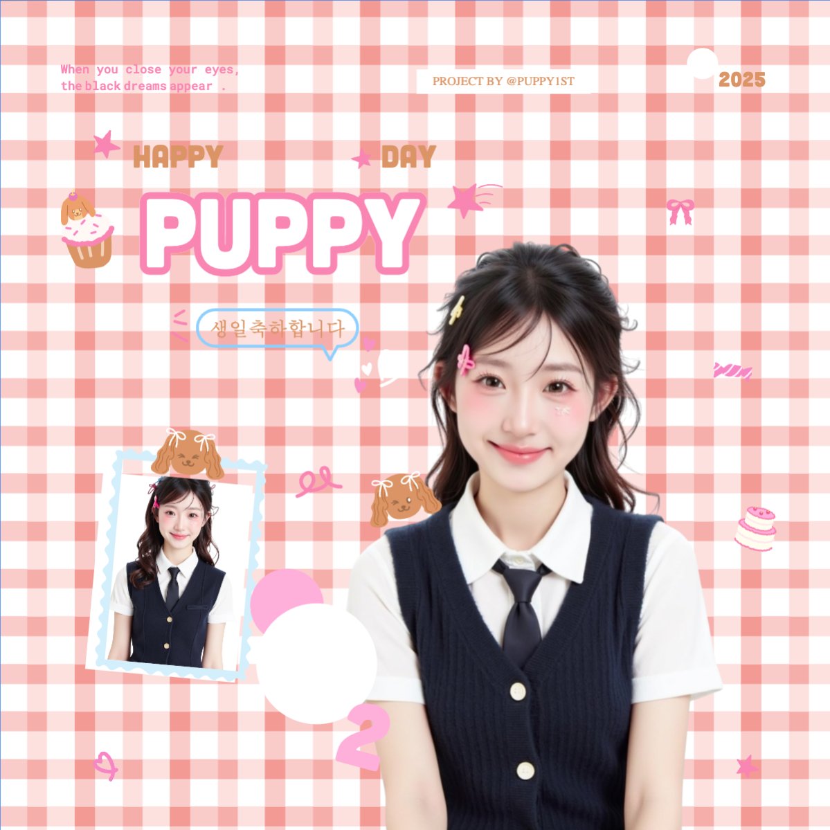 Mẫu Bài post MXH vuông Kpop, idol, thần tượng, sinh nhật, birthday, âm nhạc, music, sự kiện, event, giải trí — LayerPic