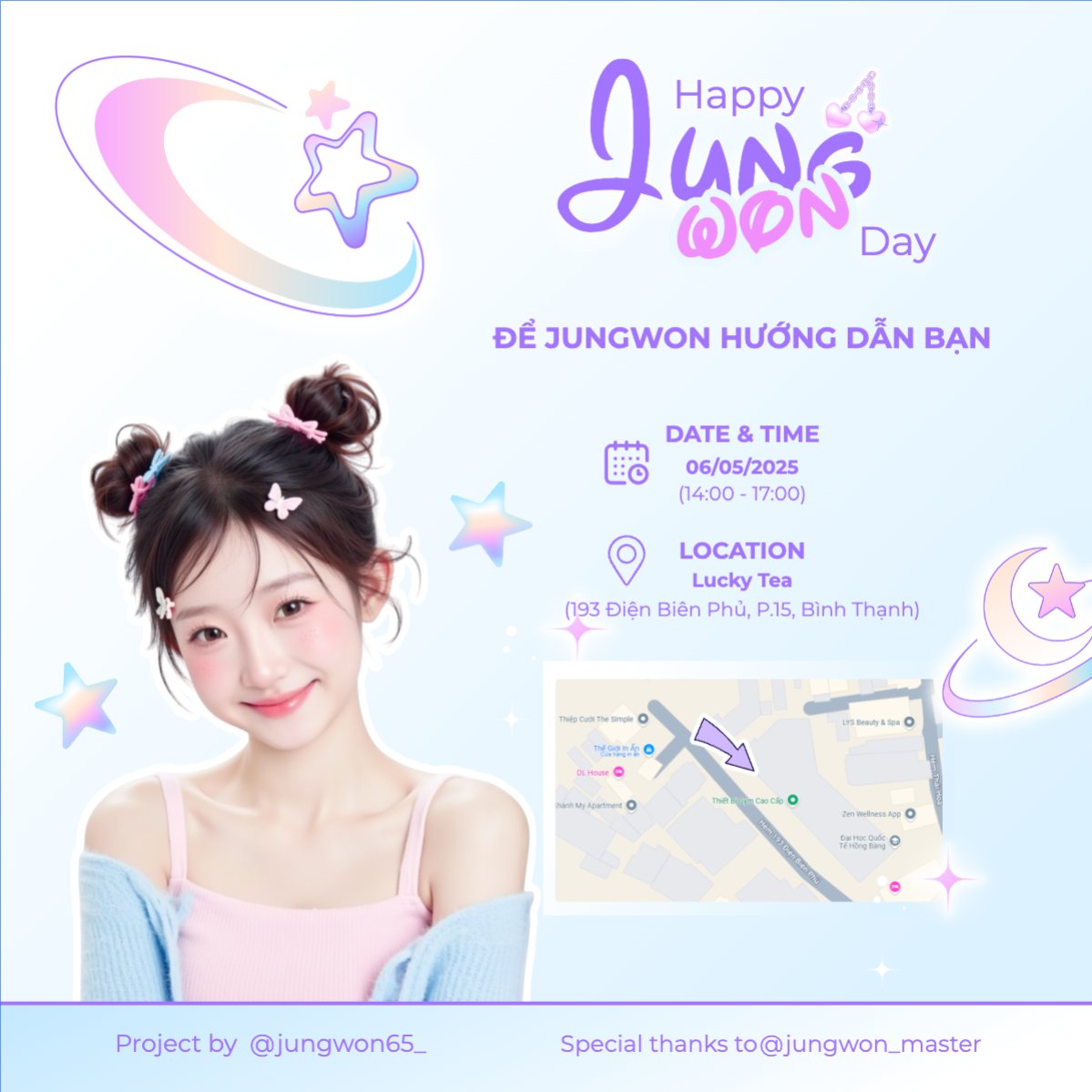 Mẫu Bài post MXH vuông Kpop, idol, thần tượng, sinh nhật, birthday, âm nhạc, music, sự kiện, event, giải trí — LayerPic