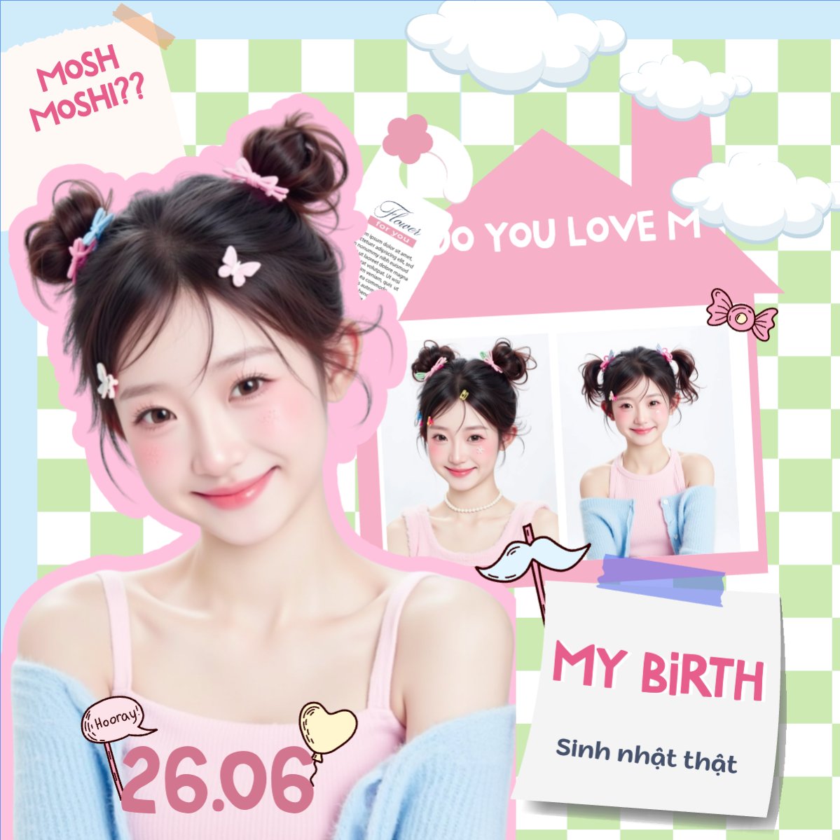 Mẫu Bài post MXH vuông Kpop, idol, thần tượng, âm nhạc, music, sự kiện, event, giải trí — LayerPic