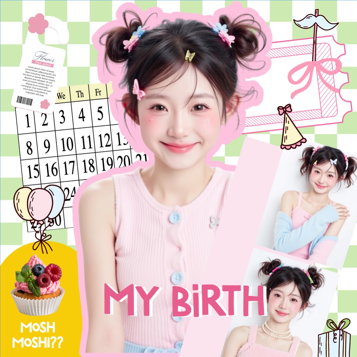 Mẫu Bài post MXH vuông Kpop, idol, thần tượng, âm nhạc, music, sự kiện, event, giải trí — LayerPic