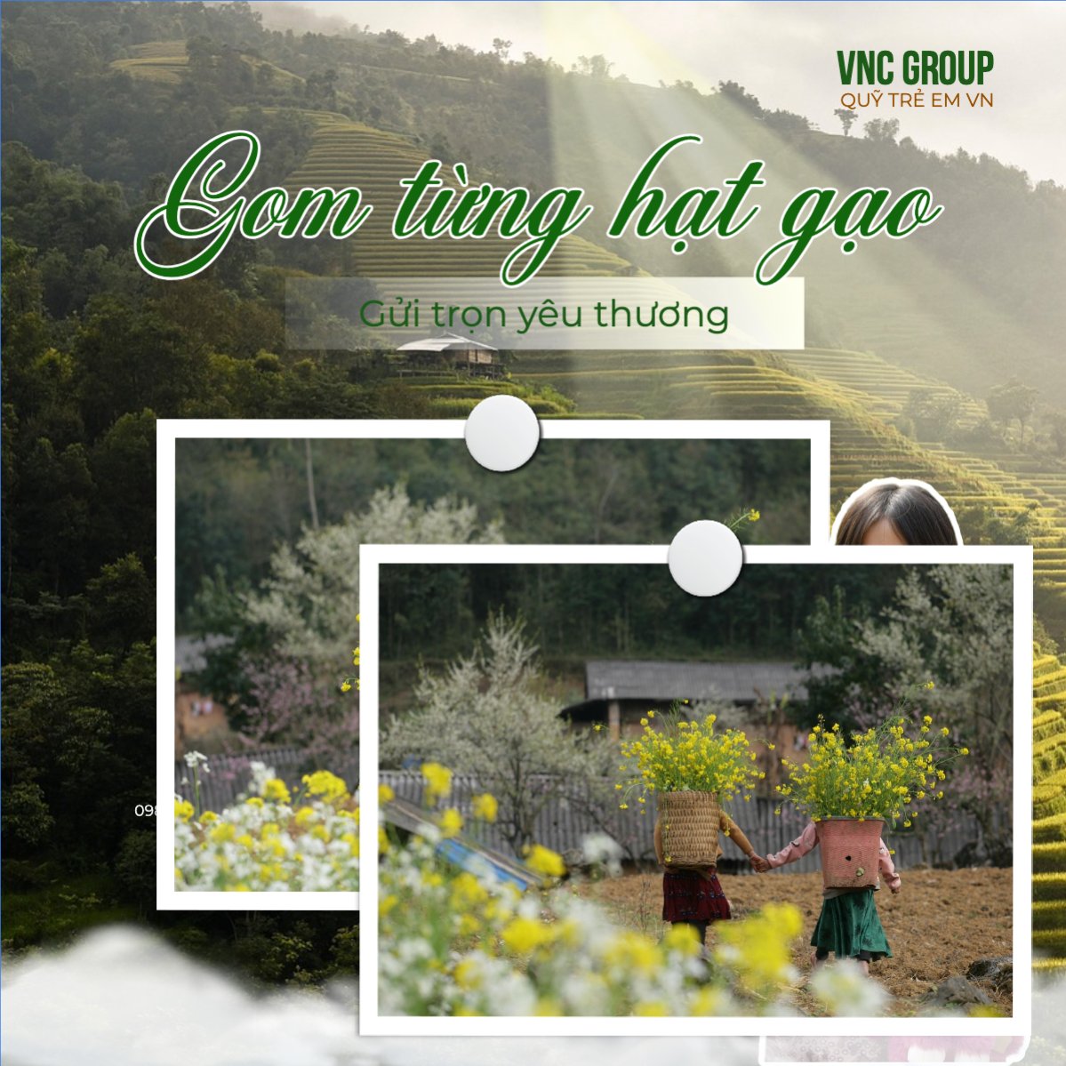 Mẫu Bài post MXH vuông Quốc tế thiếu nhi, 1/6, trẻ em, công tác xã hội, quyên góp, sự kiện, event — LayerPic