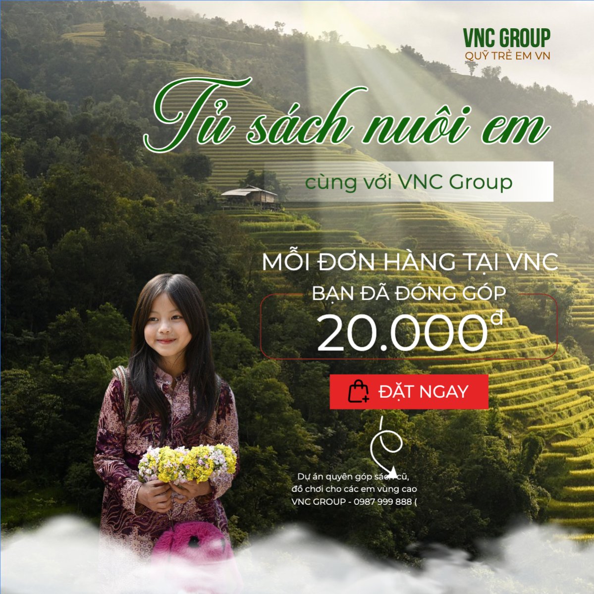 Mẫu Bài post MXH vuông Quốc tế thiếu nhi, 1/6, trẻ em, công tác xã hội, quyên góp, sự kiện, event — LayerPic