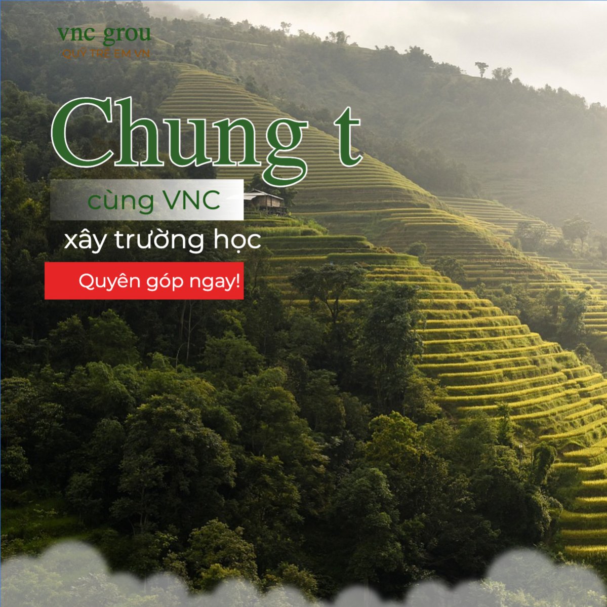 Mẫu Bài post MXH vuông Quốc tế thiếu nhi, 1/6, trẻ em, công tác xã hội, quyên góp, sự kiện, event — LayerPic