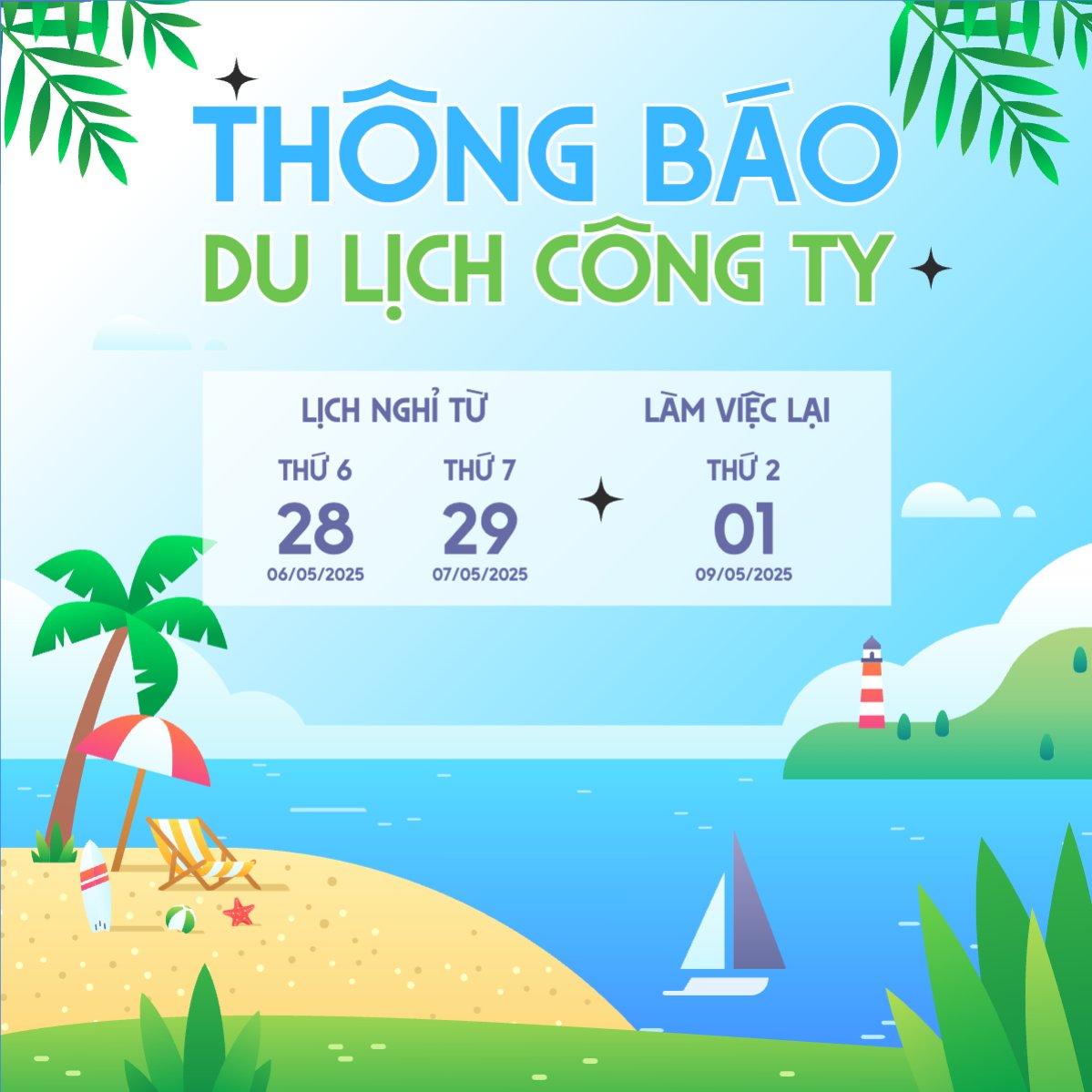 Mẫu Bài post MXH vuông Team building, mùa hè, summer,Du lịch, travel, tourism, trải nghiệm, khám phá — LayerPic