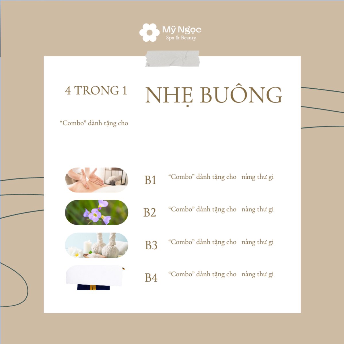 Mẫu Bài post MXH vuông Tiệm tóc, tiệm cắt tóc, salon, nail, spa, beauty, làm đẹp, thẩm mỹ — LayerPic