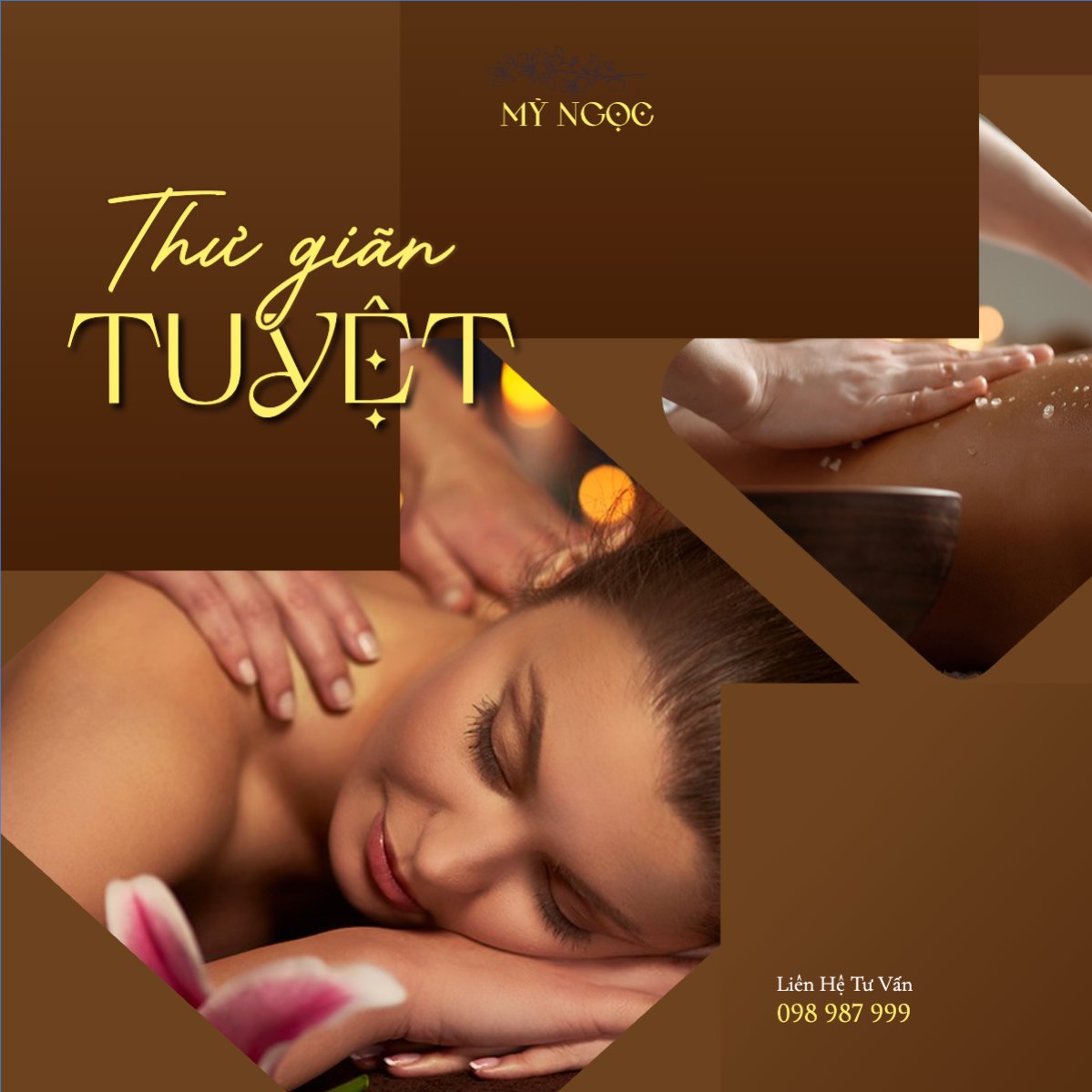 Mẫu Bài post MXH vuông Tiệm tóc, tiệm cắt tóc, salon, nail, spa, beauty, làm đẹp, thẩm mỹ — LayerPic