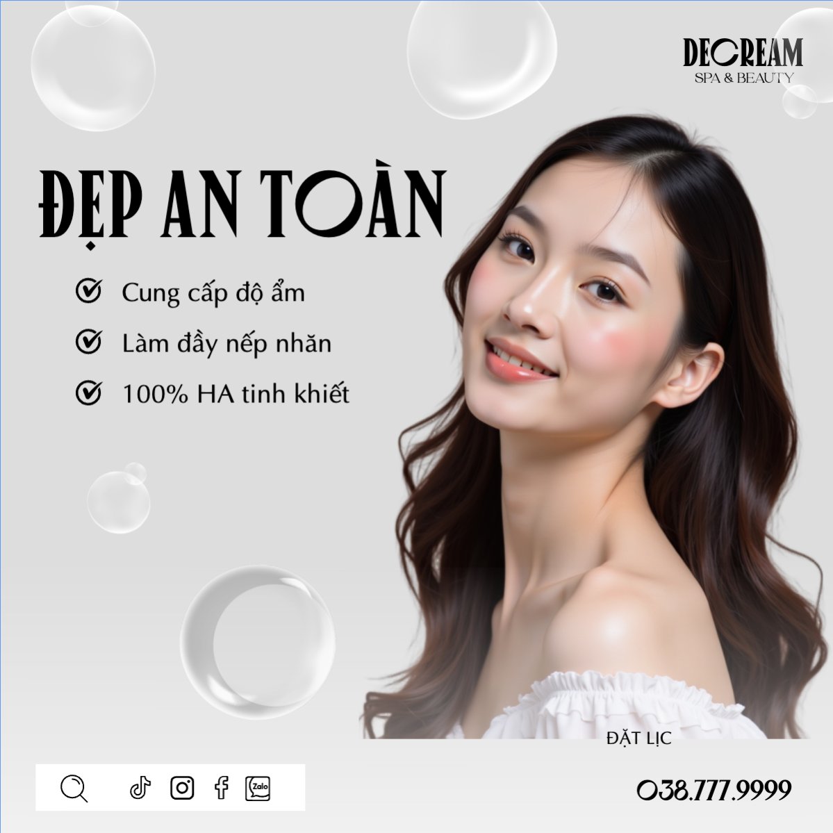 Mẫu Bài post MXH vuông Tiệm tóc, tiệm cắt tóc, salon, nail, spa, beauty, làm đẹp, thẩm mỹ — LayerPic