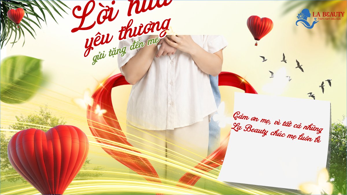 Mẫu Bài post MXH (16:9) Lời hứa yêu thương gửi tặng đến mẹ — LayerPic