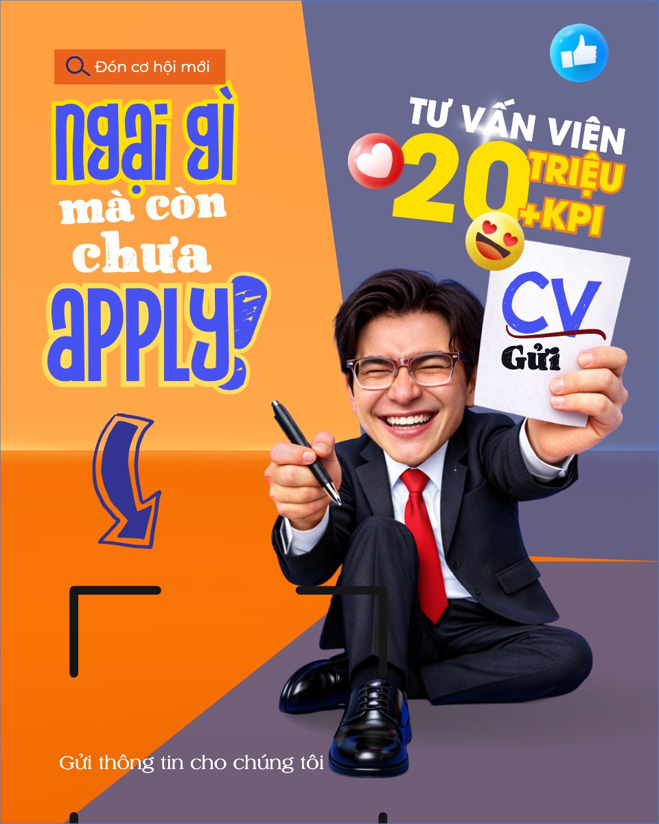 Mẫu Bài post MXH dọc Ngại gì không apply — LayerPic