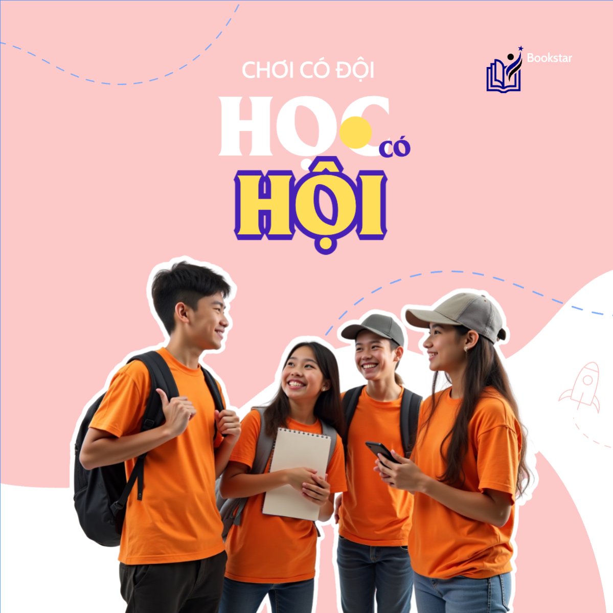 Mẫu Bài post MXH vuông Giáo dục, education, học sinh, sinh viên, student, thông báo — LayerPic