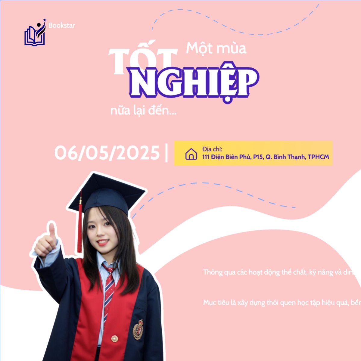 Mẫu Bài post MXH vuông Giáo dục, education, học sinh, sinh viên, student, thông báo — LayerPic