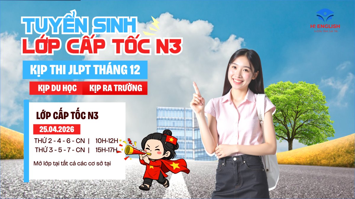 Tuyển sinh lớp cấp tốc