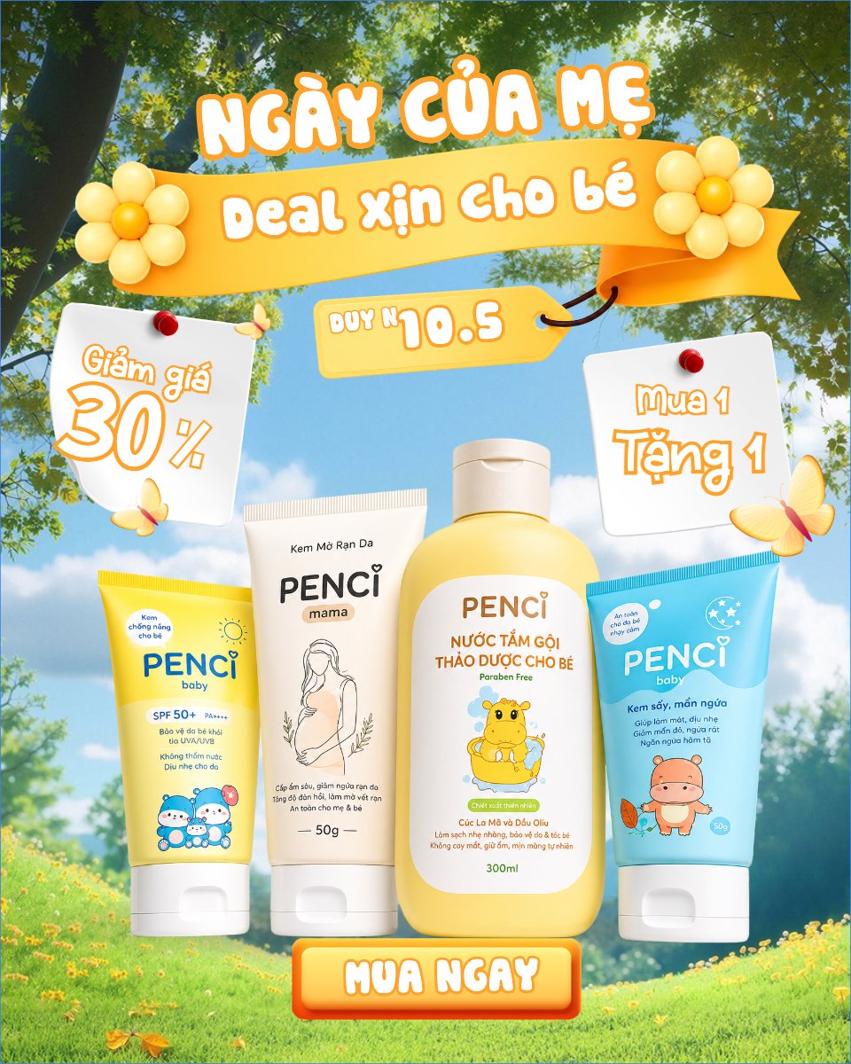 Mẫu Bài post MXH dọc Ngày của mẹ deal cho bé — LayerPic