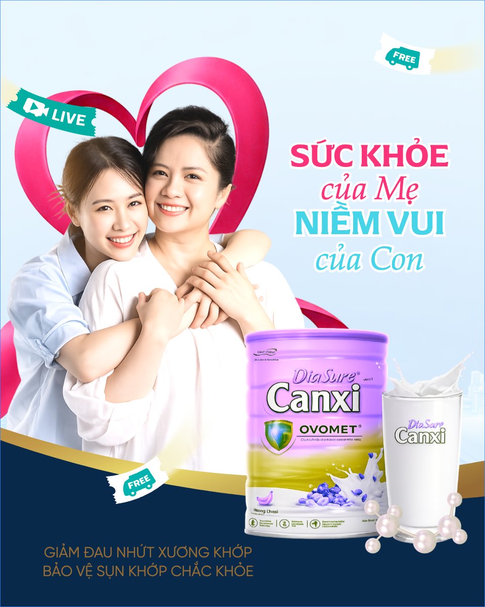 Mẫu Bài post MXH dọc Sức khỏe của mẹ là niềm vui của con — LayerPic