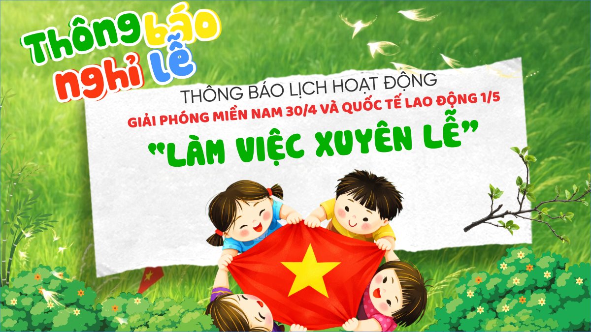 Lịch nghỉ lễ 30/4-1/5