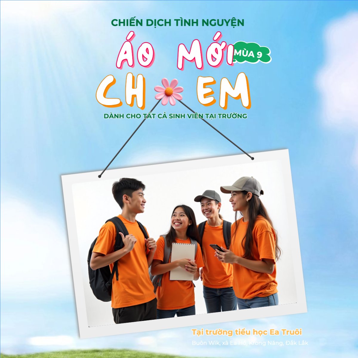 Mẫu Bài post MXH vuông Sự kiện, event, chương trình, sale, giải trí, entertainment, sinh viên, tình nguyện,volunteer — LayerPic