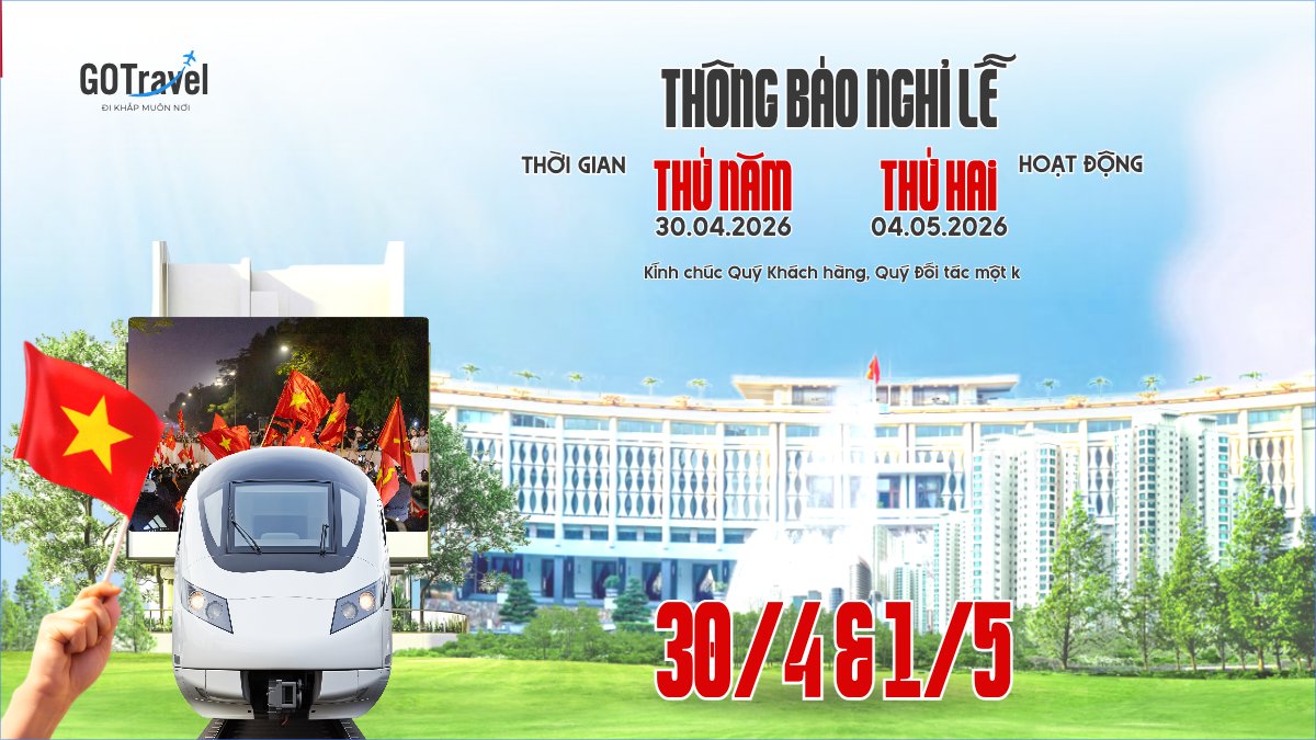 Thông báo nghỉ lễ Giải phóng miền Nam 30/4 và Quốc tế Lao động 1/5