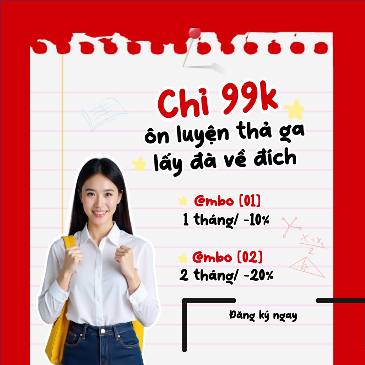Mẫu Bài post MXH vuông Xét tuyển, tuyển sinh, tựu trường, nhập học, giáo dục, education, school, trường học — LayerPic