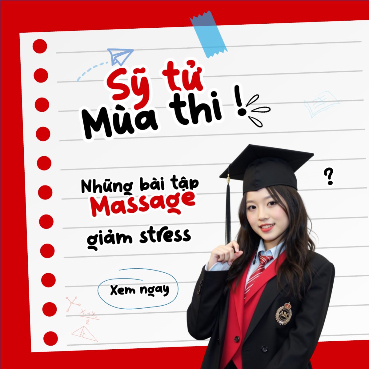 Mẫu Bài post MXH vuông Xét tuyển, tuyển sinh, tựu trường, nhập học, giáo dục, education, school, trường học — LayerPic