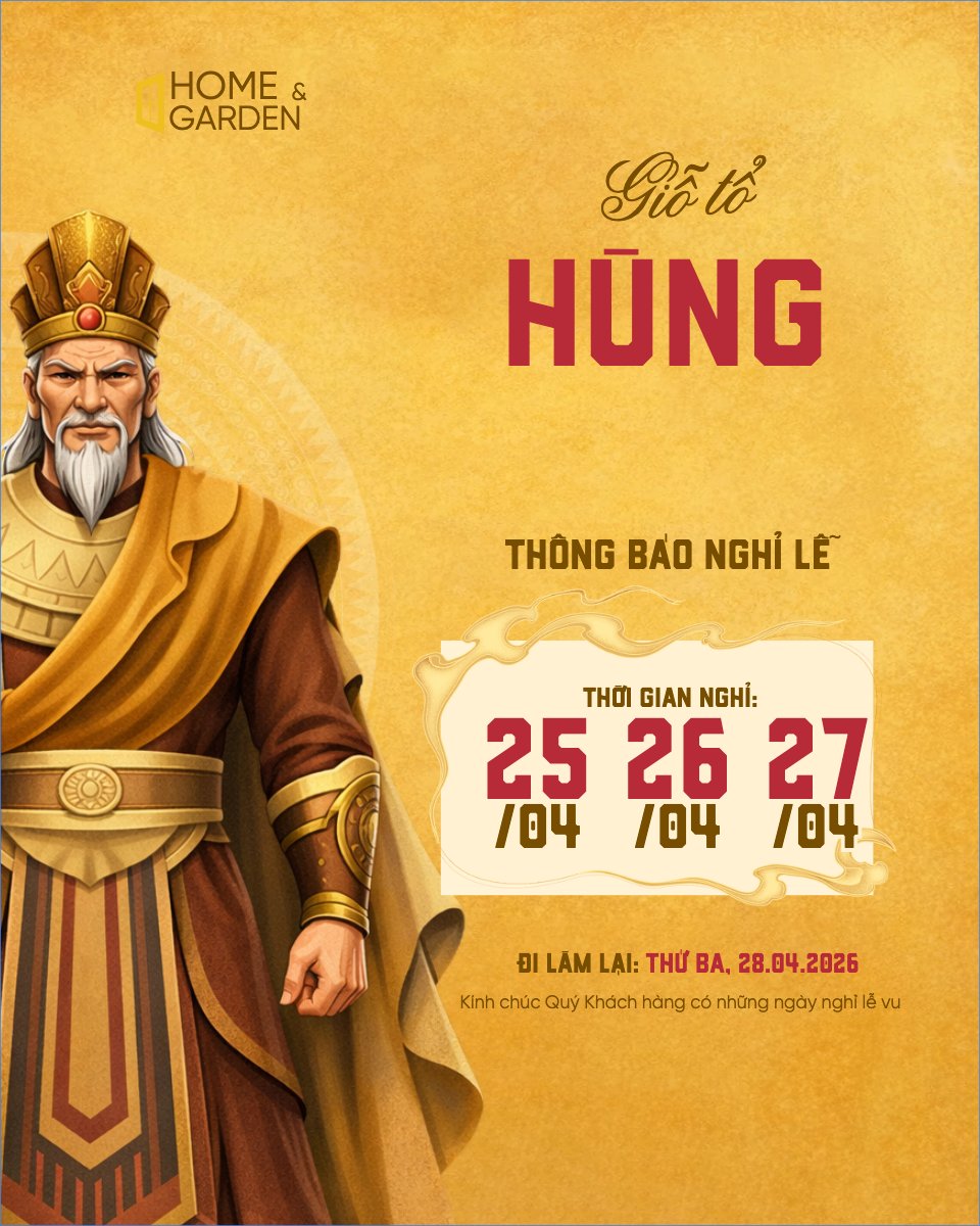 Mẫu Bài post MXH dọc Thông báo nghỉ lễ Giỗ tổ Hùng Vương 2026 — LayerPic