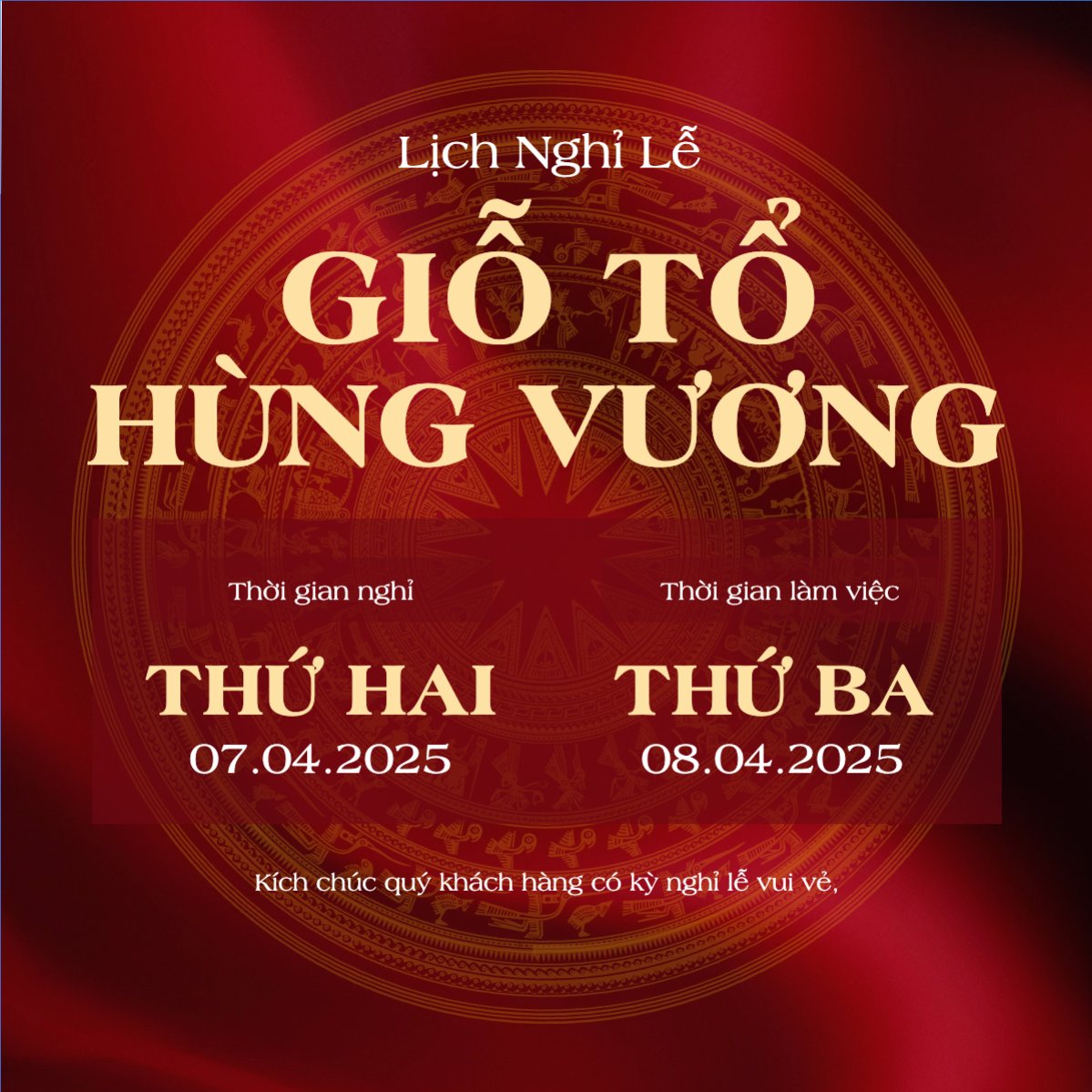 Mẫu Bài post MXH vuông 10/3, Giỗ Tổ Hùng Vương, Việt Nam, truyền thống, Vietnamese, sự kiện, lễ hội, event — LayerPic
