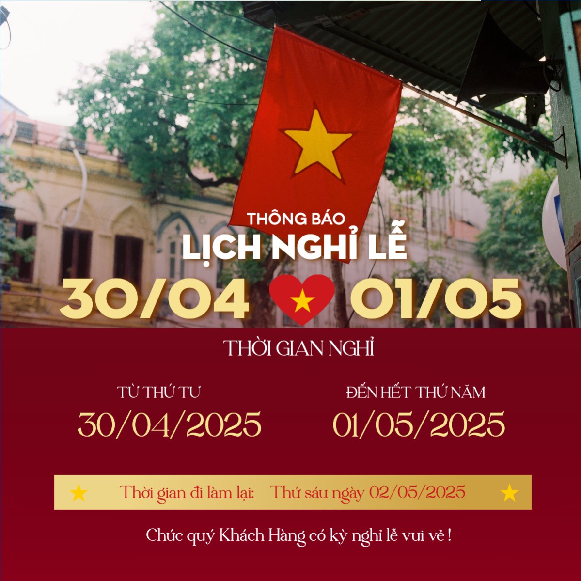 Mẫu Bài post MXH vuông 30/4-1/5, lễ, Việt Nam, truyền thống, Vietnamese, sự kiện, lễ hội, event — LayerPic