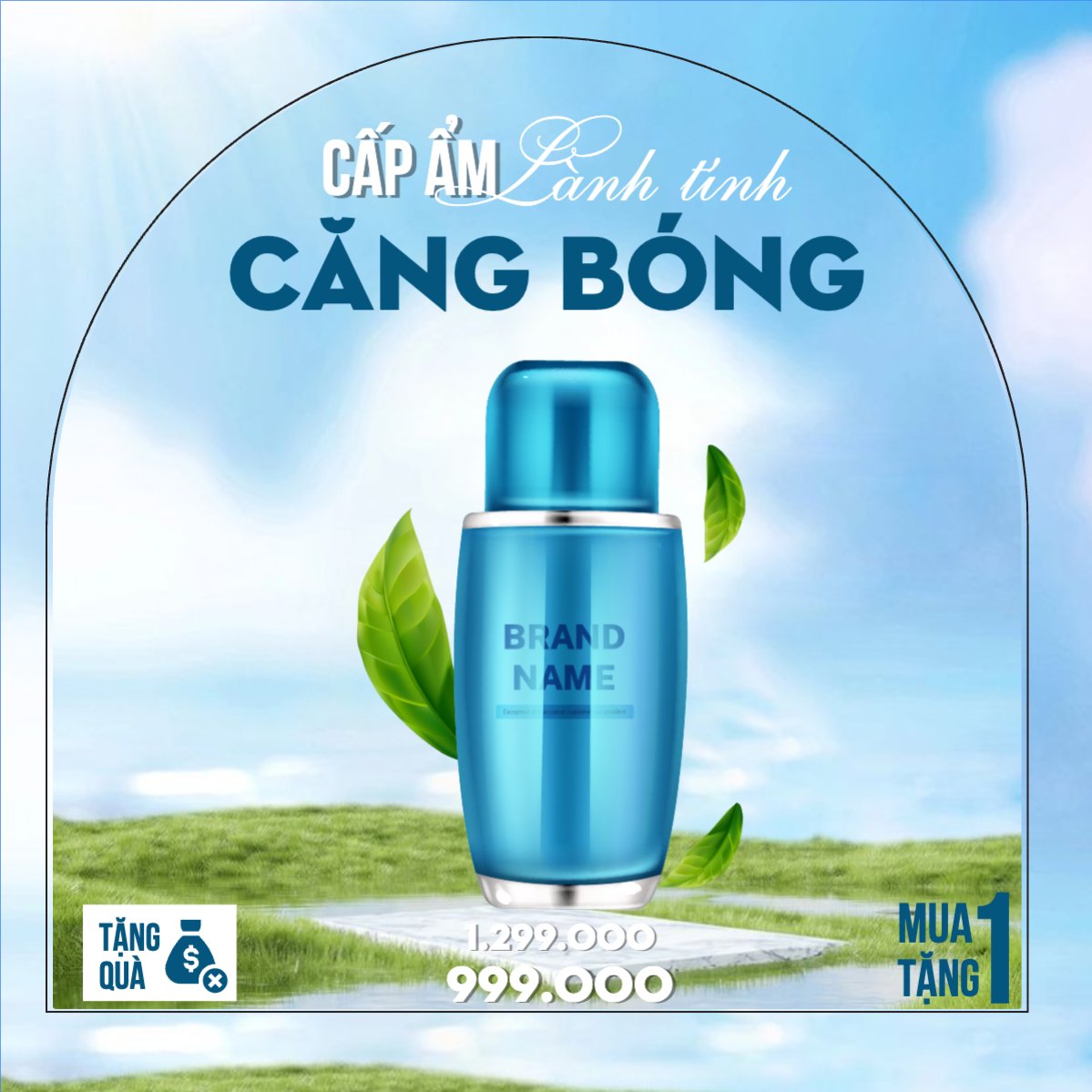 Mẫu Bài post MXH vuông Spa, beauty, làm đẹp, thẩm mỹ, comestic — LayerPic