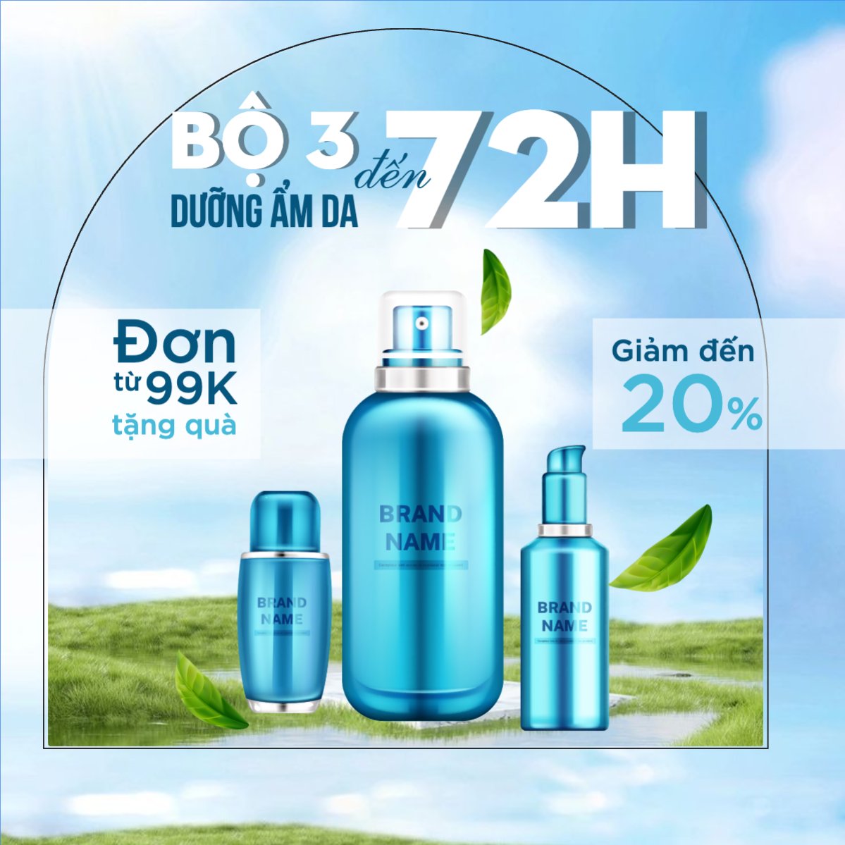 Mẫu Bài post MXH vuông Spa, beauty, làm đẹp, thẩm mỹ, comestic — LayerPic