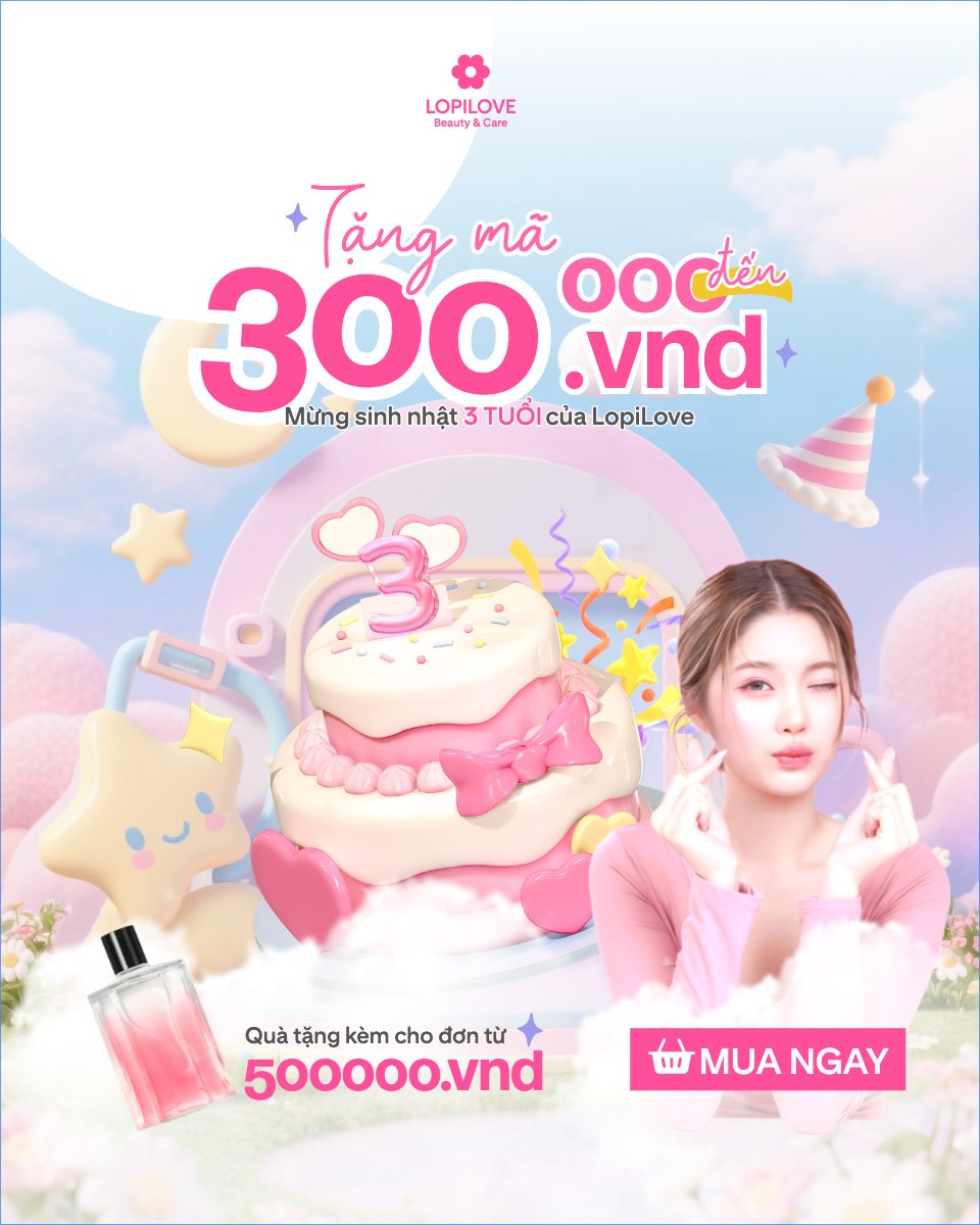 Mẫu Bài post MXH dọc Tặng mã đến 300000vnd mừng sinh nhật — LayerPic