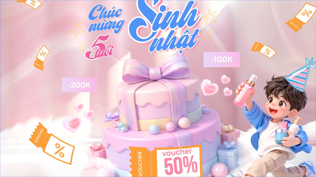 Giảm giá sinh nhật