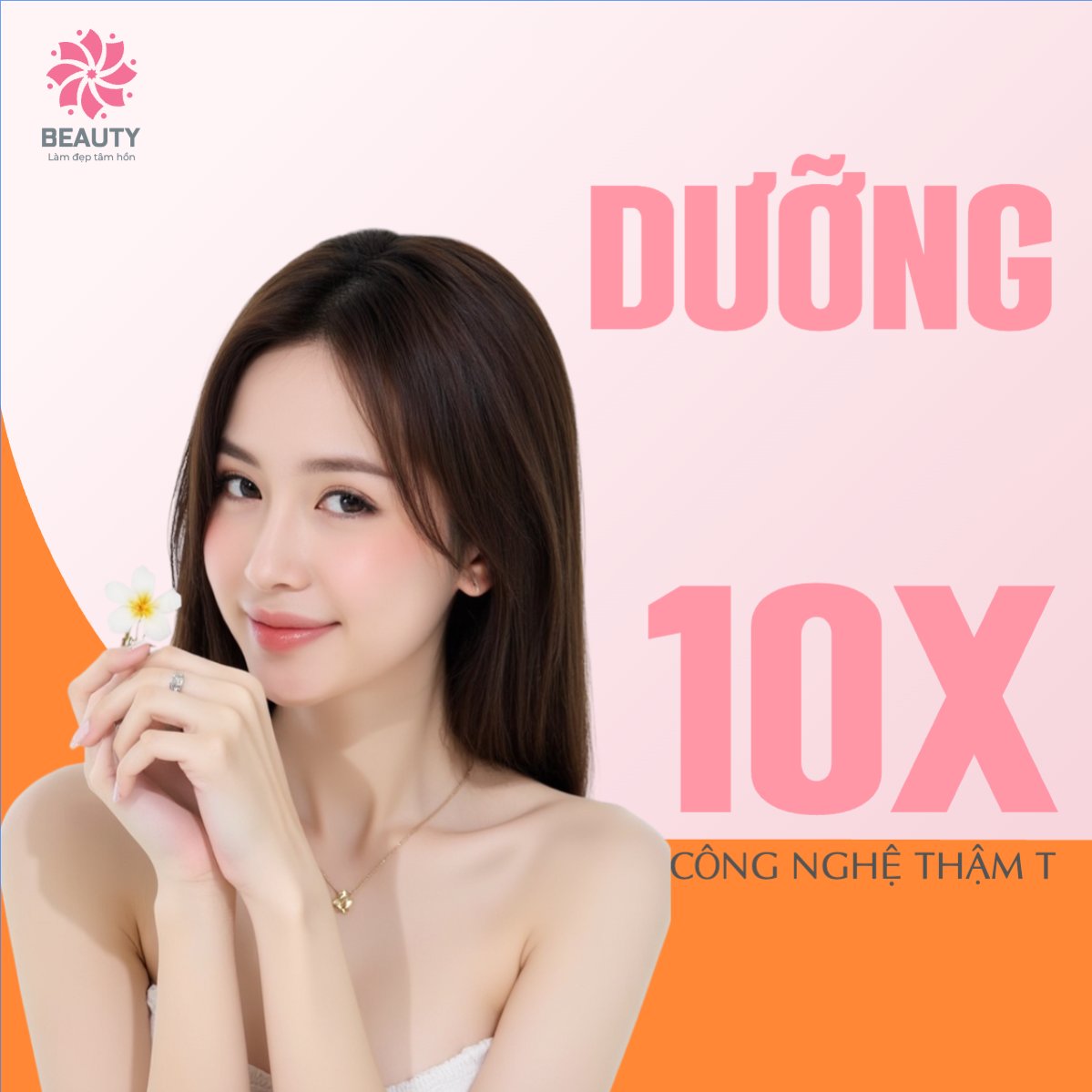Mẫu Bài post MXH vuông Spa, beauty, làm đẹp, thẩm mỹ, comestic — LayerPic