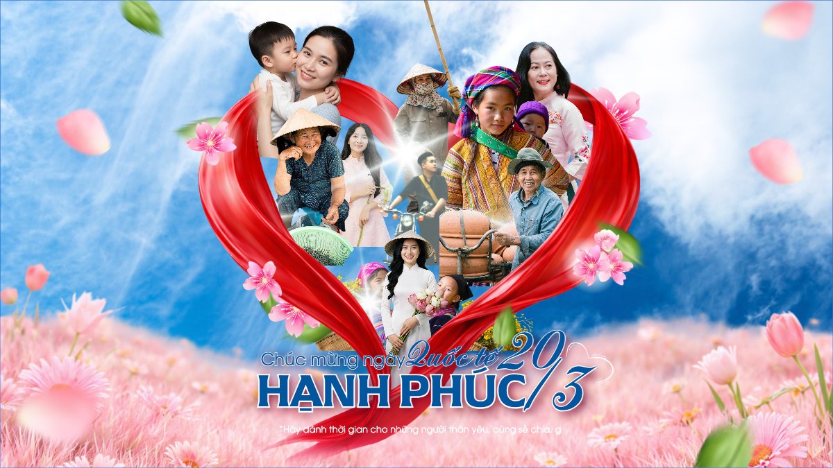Mẫu Bài post MXH (16:9) Quốc tế hạnh phúc 20/3 — LayerPic