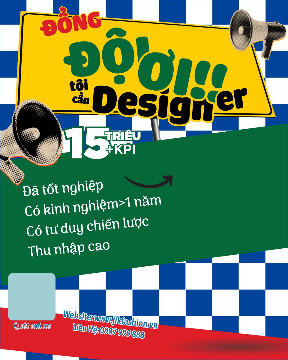 Mẫu Bài post MXH dọc Tuyển dụng hành chính — LayerPic