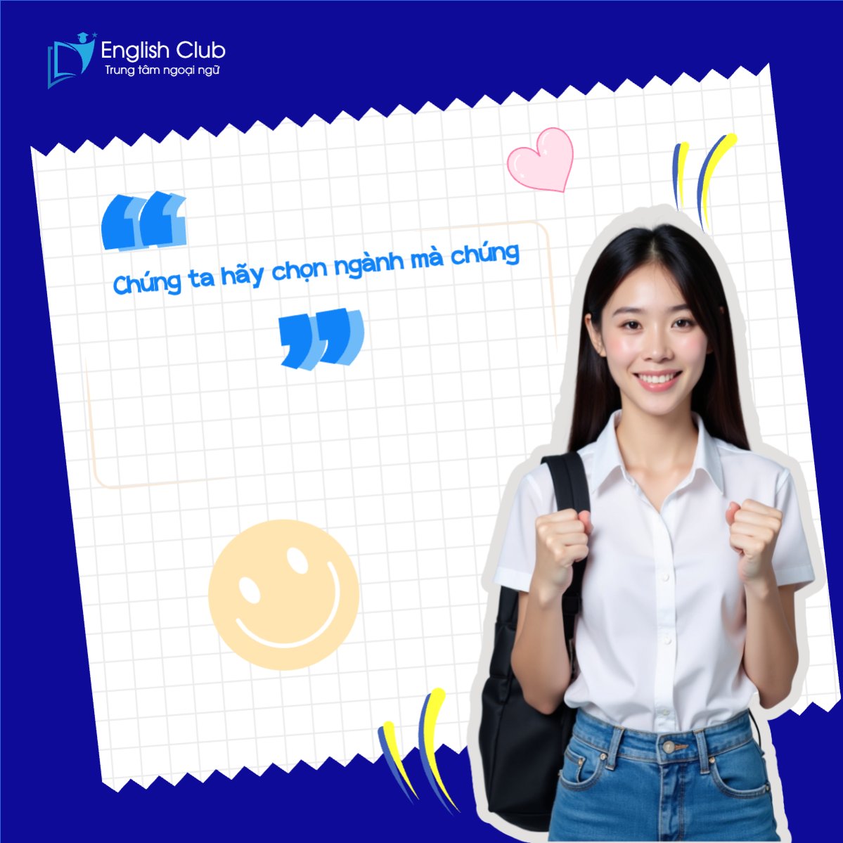 Mẫu Bài post MXH vuông Giáo dục, education, school, trường học — LayerPic
