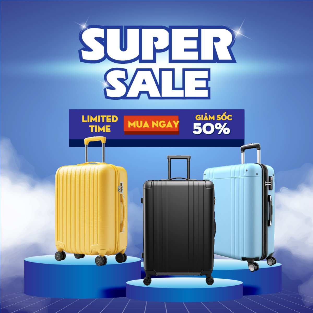 Mẫu Bài post MXH vuông Sự kiện, event, chương trình, sale, giải trí, entertainment — LayerPic
