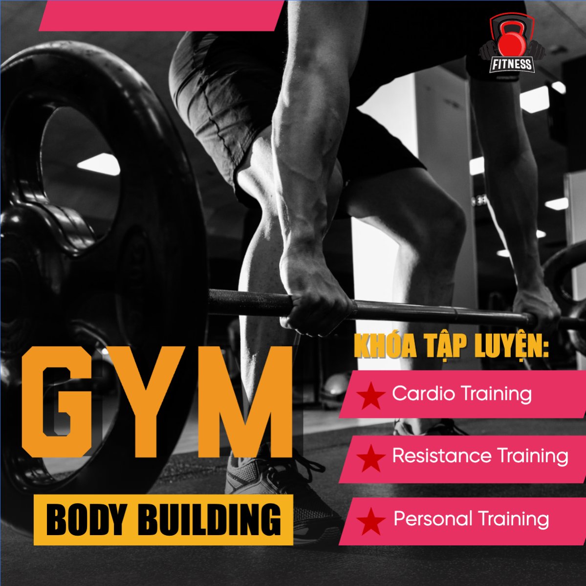 Mẫu Bài post MXH vuông Gym, thể thao, sport, spa, beauty, làm đẹp, thẩm mỹ — LayerPic