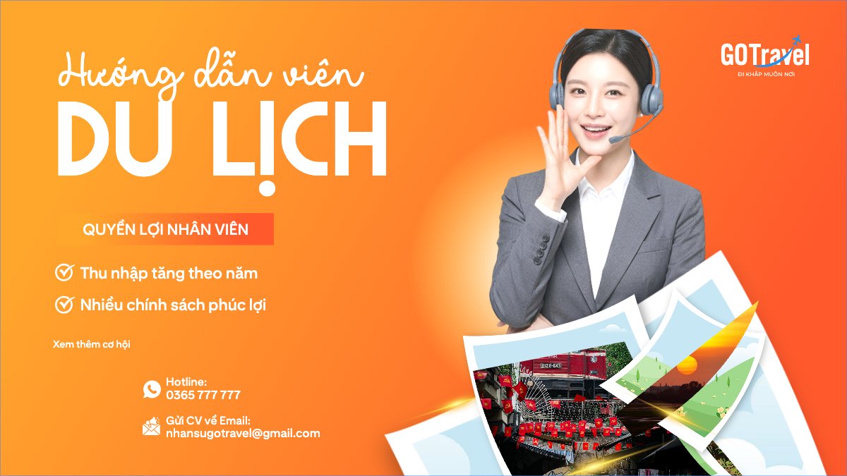 Tuyển dụng hướng dẫn viên du lịch