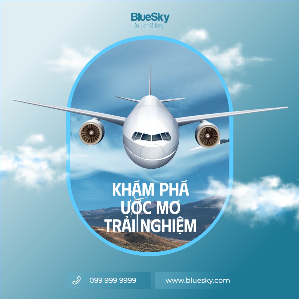 Mẫu Bài post MXH vuông Du lịch, travel, tourism, trải nghiệm, khám phá — LayerPic
