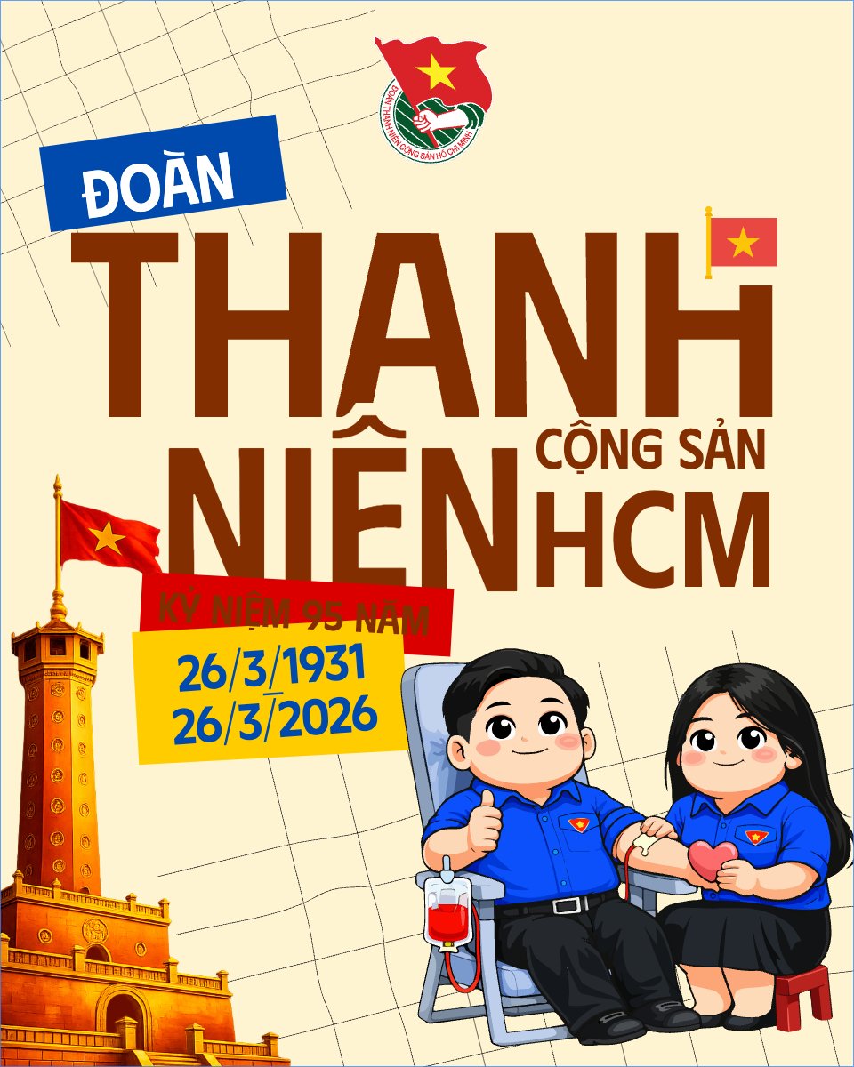 Mẫu Bài post MXH dọc Ngày thành lập Đoàn TNCS Hồ Chí Minh 20/3 — LayerPic